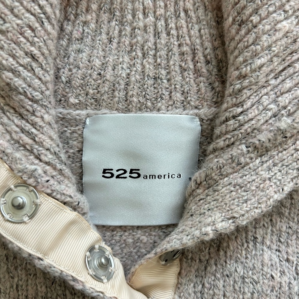Boxy Snap Snap Front Henley - Picture 3 of 5